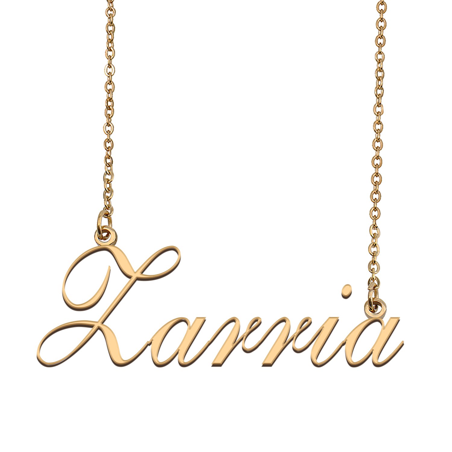 Custom Personalized Name Necklace in Golden Silver for Women Zarria