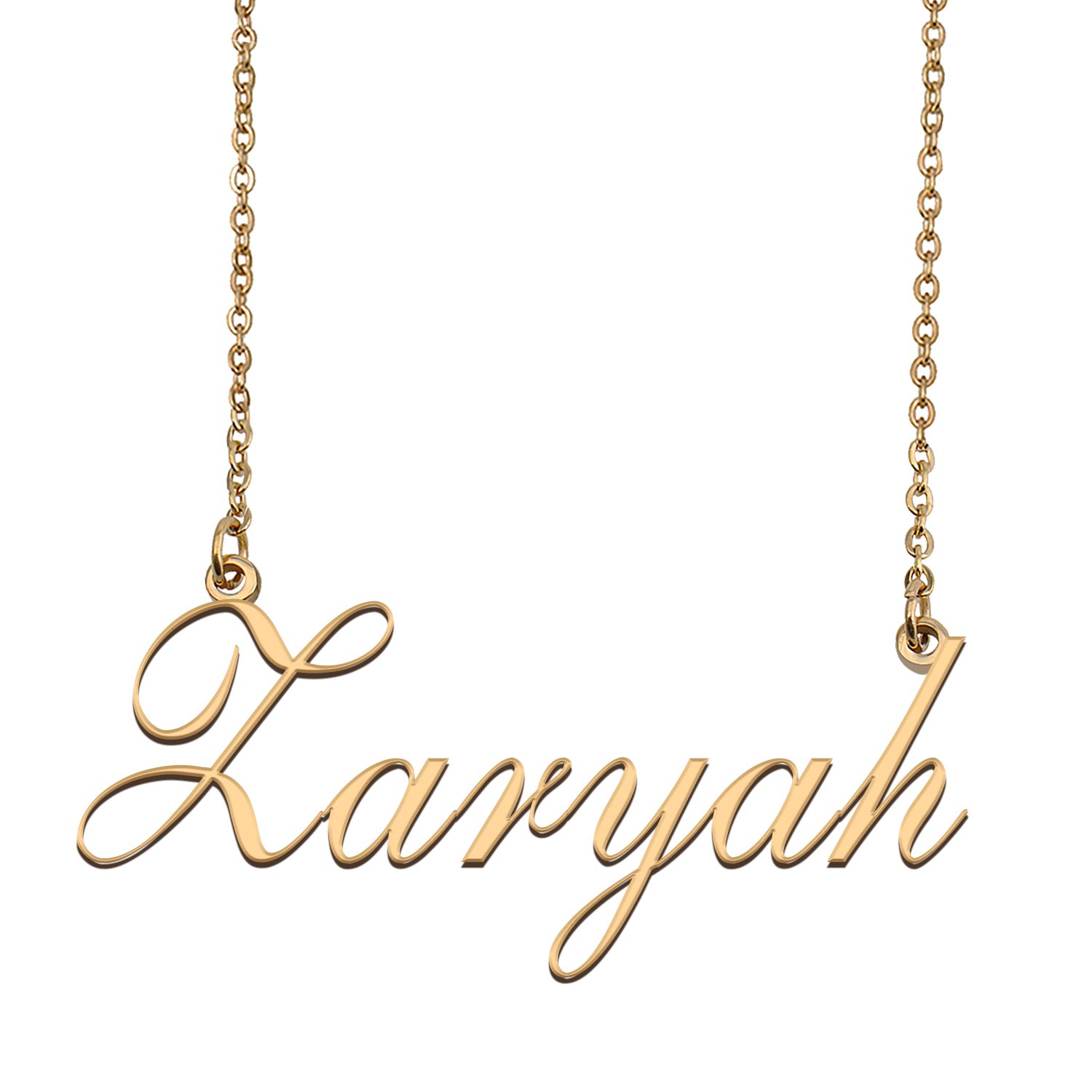 Custom Personalized Name Necklace in Golden Silver for Women Zaryah