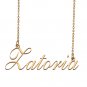 Custom Personalized Name Necklace in Golden Silver for Women Zatoria