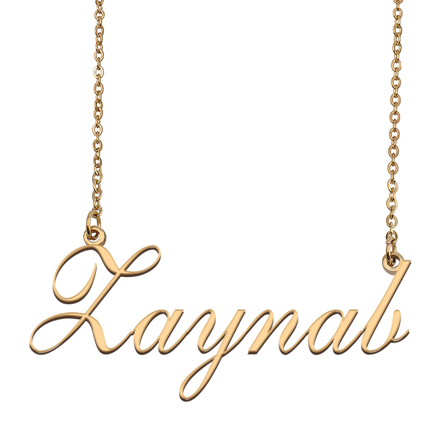 Custom Personalized Name Necklace in Golden Silver for Women Zaynab