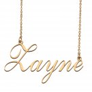 Custom Personalized Name Necklace in Golden Silver for Women Zayne