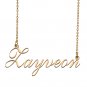 Custom Personalized Name Necklace in Golden Silver for Women Zayveon