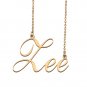 Custom Personalized Name Necklace in Golden Silver for Women Zee