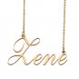 Custom Personalized Name Necklace in Golden Silver for Women Zene