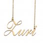 Custom Personalized Name Necklace in Golden Silver for Women Zuri