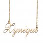 Custom Personalized Name Necklace in Golden Silver for Women Zynique