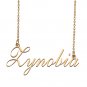Custom Personalized Name Necklace in Golden Silver for Women Zynobia
