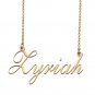 Custom Personalized Name Necklace in Golden Silver for Women Zyriah