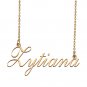 Custom Personalized Name Necklace in Golden Silver for Women Zytiana