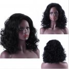 Fashion big wave European and American wig female short curly hair