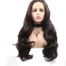 Sylvia wig female European and American style front lace hood chemical fiber wig long straight hair