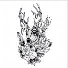 Waterproof Temporary Tattoo Sticker  Flower Arm Half Sleeve Tattoo Sticker Women Men