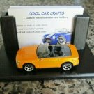 MUSTANG GT convertible Business Card Holder oak display die cast orange fury