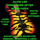 Alvin Lee Ten Years After Guitar TAB Lesson CD 110 TABS 6 BTs BONUS Blind Faith