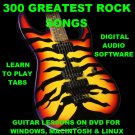 300 Greatest Rock Songs Guitar TAB Lesson CD 300 TABS 300 Backing Tracks + BONUS
