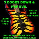 3 Doors Down Guitar TAB Lesson CD 299 TABS 20 Backing Tracks + BONUS Pop Evil