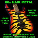 80s Hair Metal Bands Guitar & Bass TAB Lesson CD 9263 TABS 624 Backing Tracks