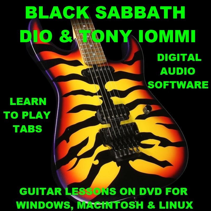 Black Sabbath Guitar TAB Lesson CD 837 TABS 93 BTs + MEGA BONUS DIO Tony Iommi