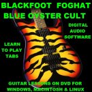 Blackfoot Guitar TAB Lesson CD 476 TABS 16 BTs + BONUS Foghat Blue Oyster Cult