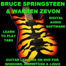 Bruce Springsteen Guitar TAB Lesson CD 670 TABS 57 BTs + BONUS Warren Zevon