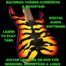 Bachman Turner Overdrive Guitar TAB Lesson CD 90 TABS 11 BTs + BONUS Mountain