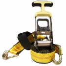 2 in. x 15 ft. Tie Down Strap for Heavy Duty Premium  T-Handle Ratcheting (C12151)