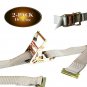 2 Pack E-Track, E-Fitting Ratchet Strap  2" x 16'  3000 lbs Durable Cargo Tie Down (C1206-2)