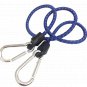 12 Pcs 36" inch Tie Strap Bungee Cord Blue with Carabiners Hooks Bungee-O Net (O66361-2)