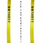 2 Pack- 1" x 3' - 1 Ply Endless Yellow Round Lifting Sling - Polyester Sling (C1150-2)