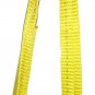 2 Pack- 1" x 3' - 1 Ply Endless Yellow Round Lifting Sling - Polyester Sling (C1150-2)