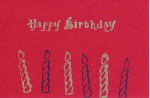 Birthday Candles Card
