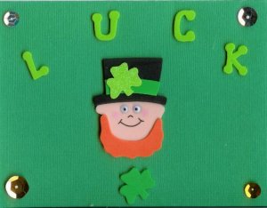 Leprechaun Luck Card