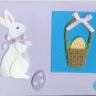 Easter Bunny, Eggs & a Basket Card