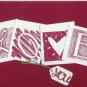 Love You in Burgundy Card