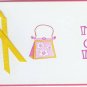 Trimmed in Pink Mom Card