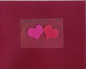 Two Hearts Card
