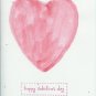 Watercolor Heart Valentine's Day Card