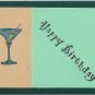 Happy Birthday Martini Card