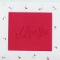Heart Flowers I Love You Card