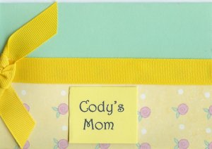 Personalized Rose Mom Card