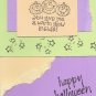 Neon Pumpkins Halloween Card