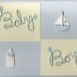 Wire Baby Boy Card