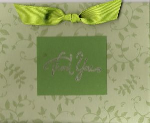 Olive Thank You Card