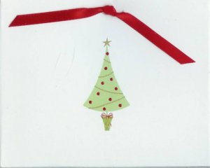 6 Christmas Tree Cards
