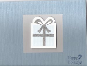 6 Happy Holidays Present Cards