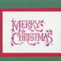 6 Merry Christmas Cards