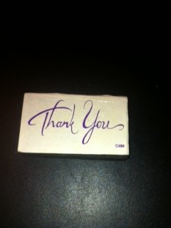 Thank You Foam Stamp