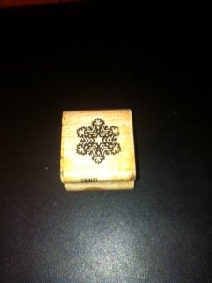 Snowflake Rubber Stamp