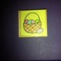 Easter Eggs in a Basket Rubber Stamp