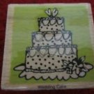 Vap! Scrap Rubber Stamp "Wedding Cake"